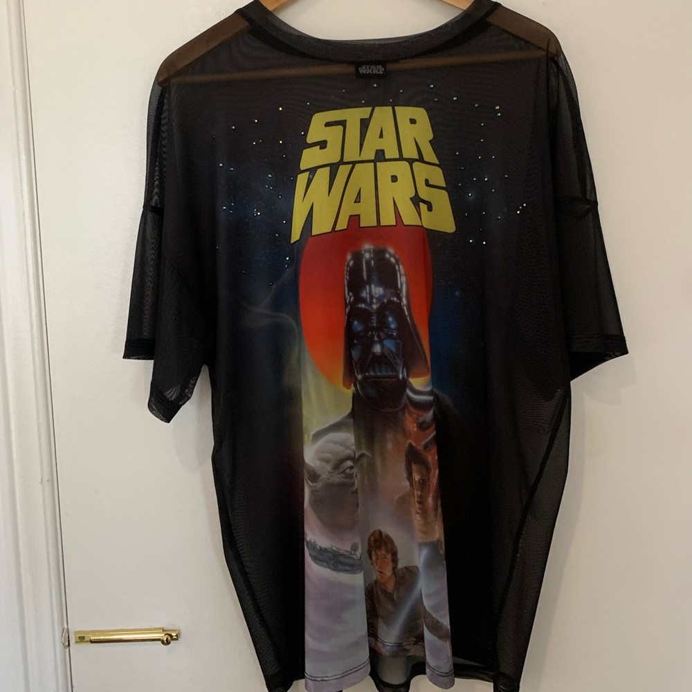 (NWOT) Vintage style Star Wars mesh top ❤️‍🔥